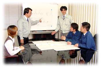 打ち合わせの様子